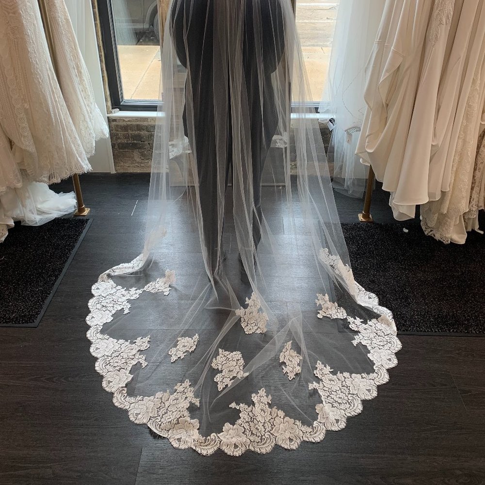 Cathedral Length Lace Veil